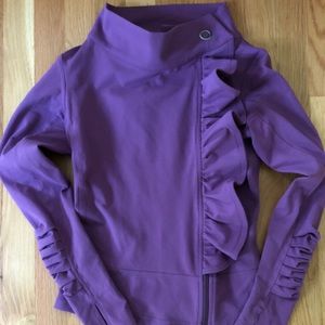 Karma Ruffle Jacket - Small - Purple